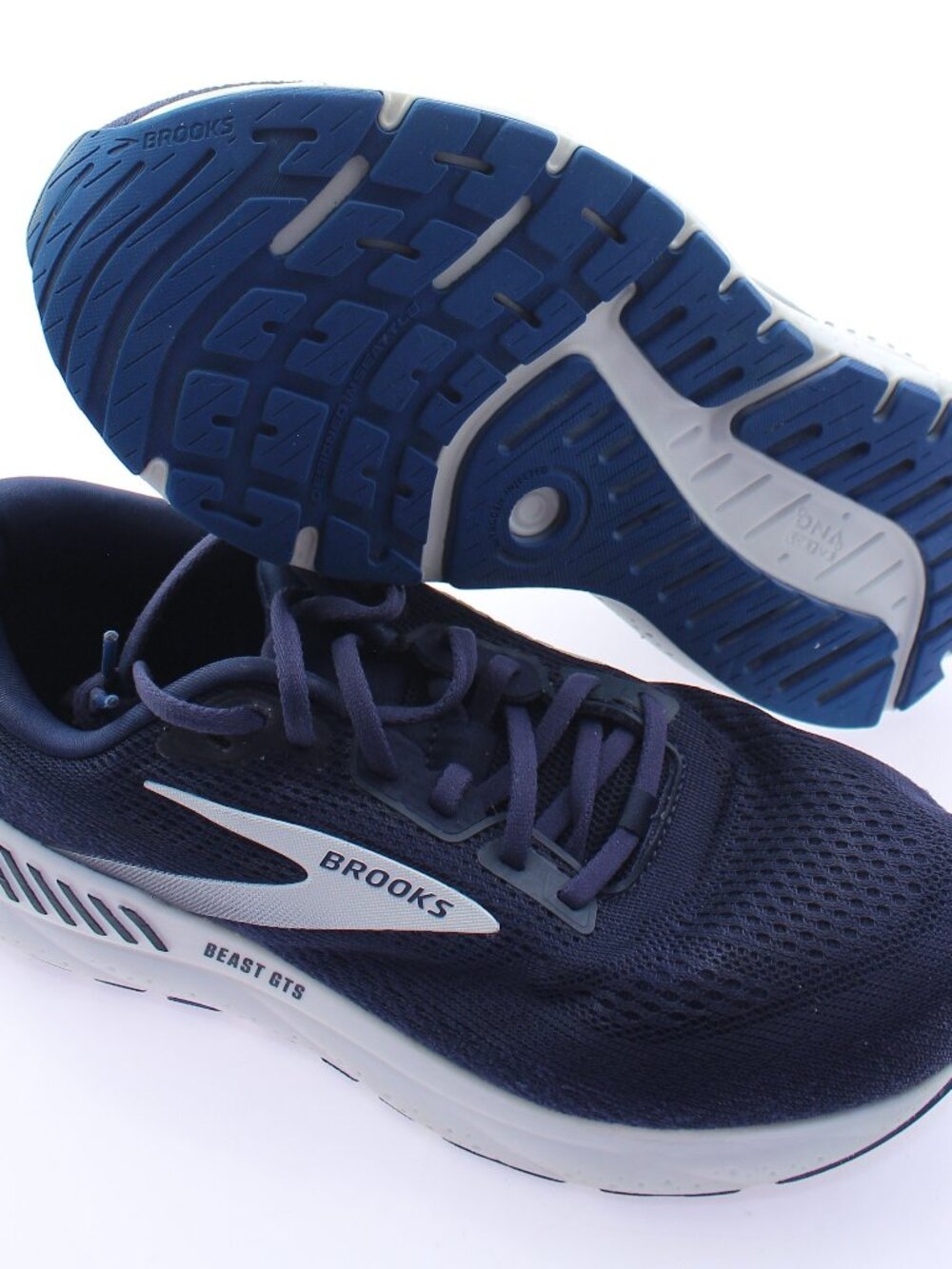 BROOKS Men's BEAST GTS 24 Blue/White WALKING / RUNNING SHOES - 8.5 4E Extra Wide